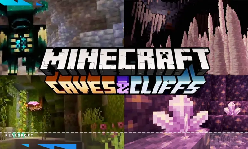 Minecraft 1-18 cave and cliffs